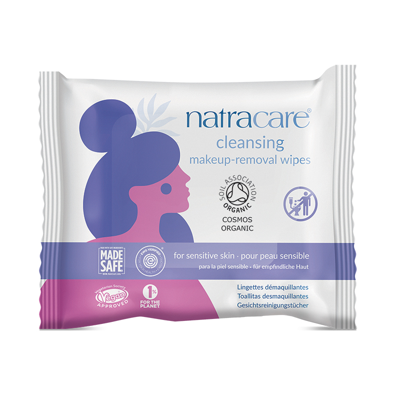 Natracare Șervețele demachiante – 20 bucăți