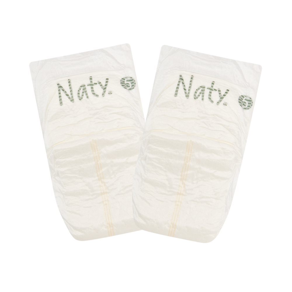 Scutece ecologice din bambus Eco by Naty, mărimea 5 (12–18 kg) – 22 bucăți
