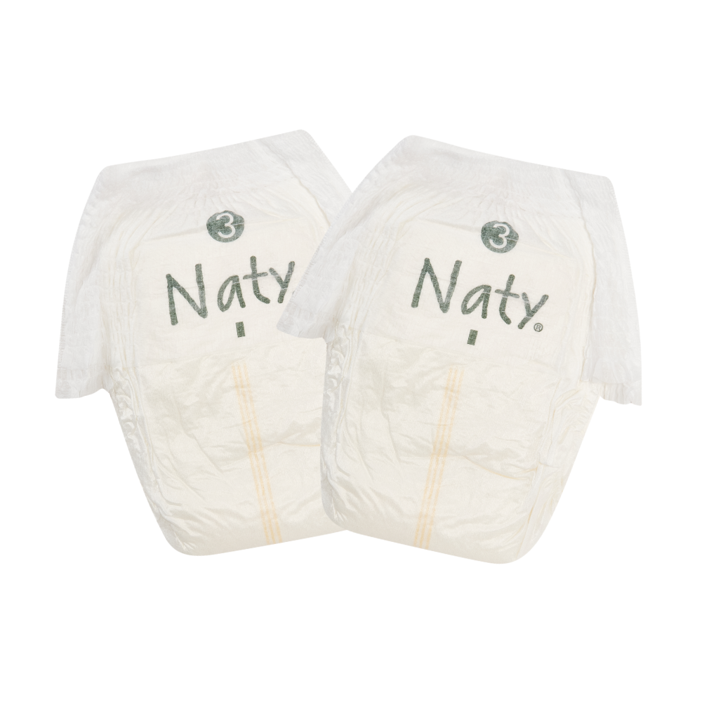 Chiloței absorbanți ecologici din bambus Naty Bamboo Viscose, mărimea 3 (6–10 kg) – 20 bucăți