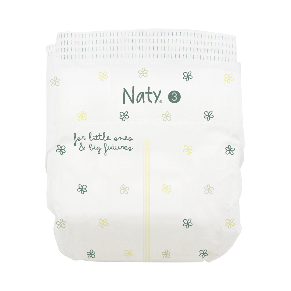 Naty Подгузники размер 3, 4-9 кг, 30 шт