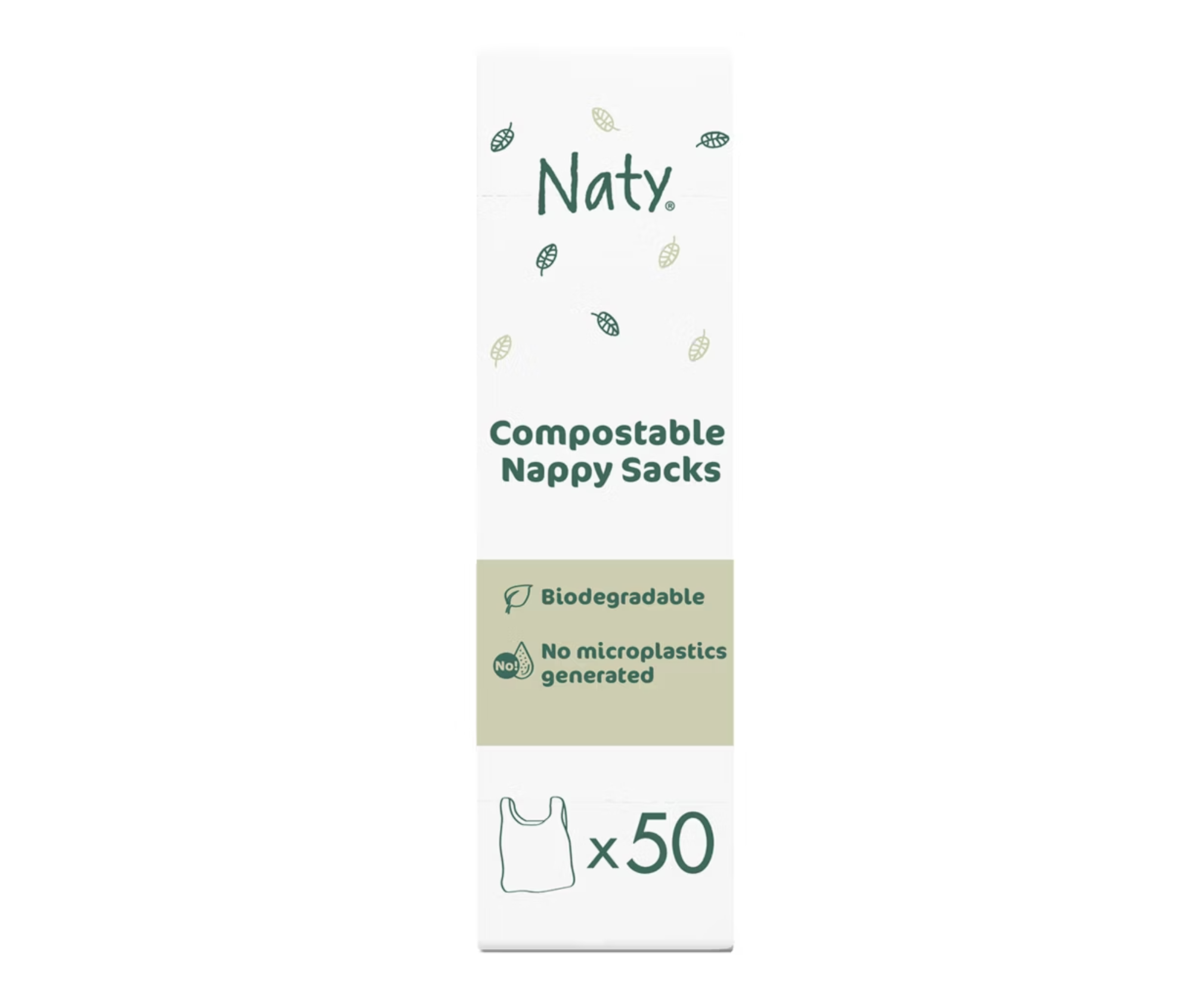 Pungi de unică folosință pentru scutece Naty – 50 bucăți