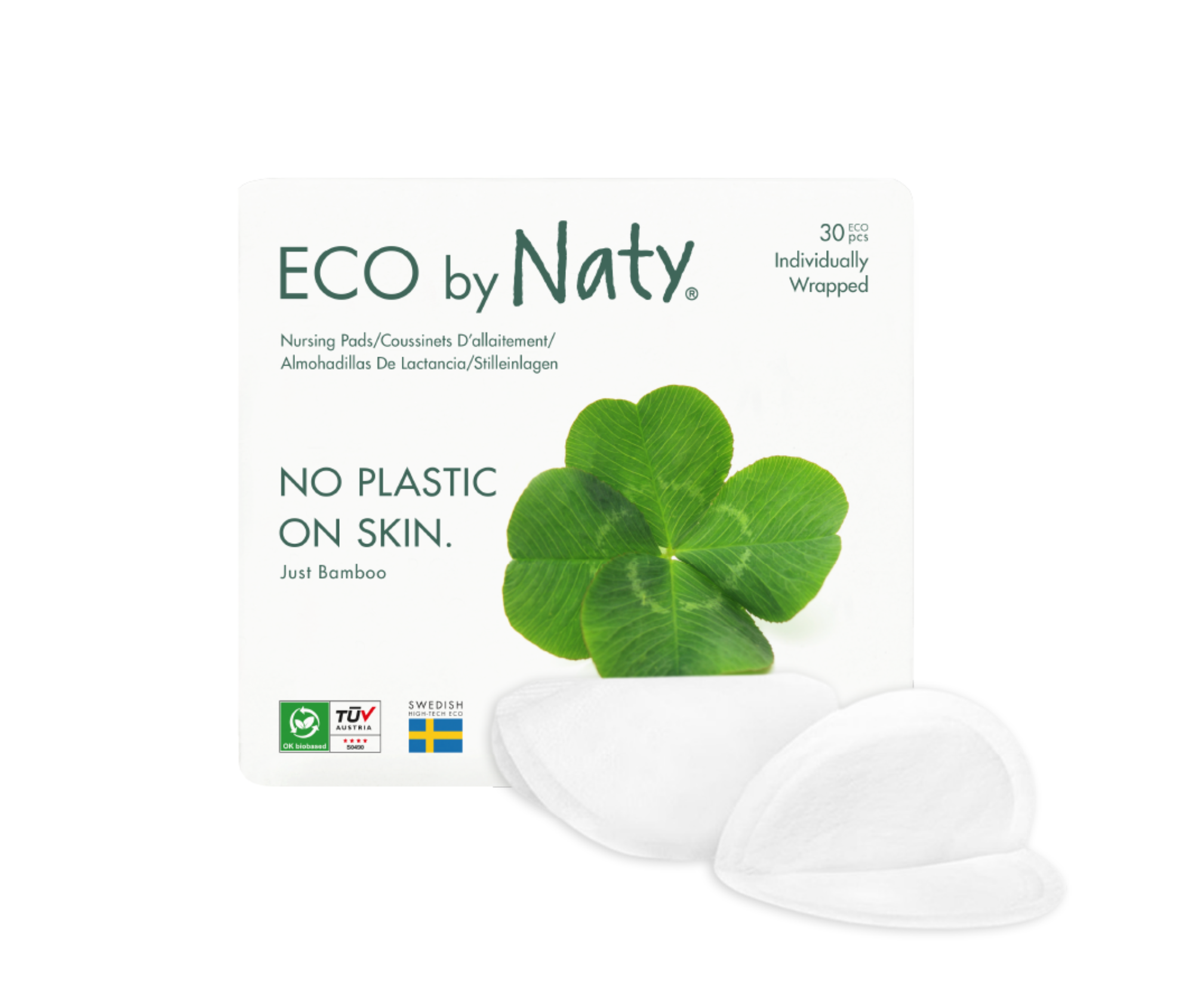 Tampoane pentru alăptare organice Eco by Naty – 30 bucăți