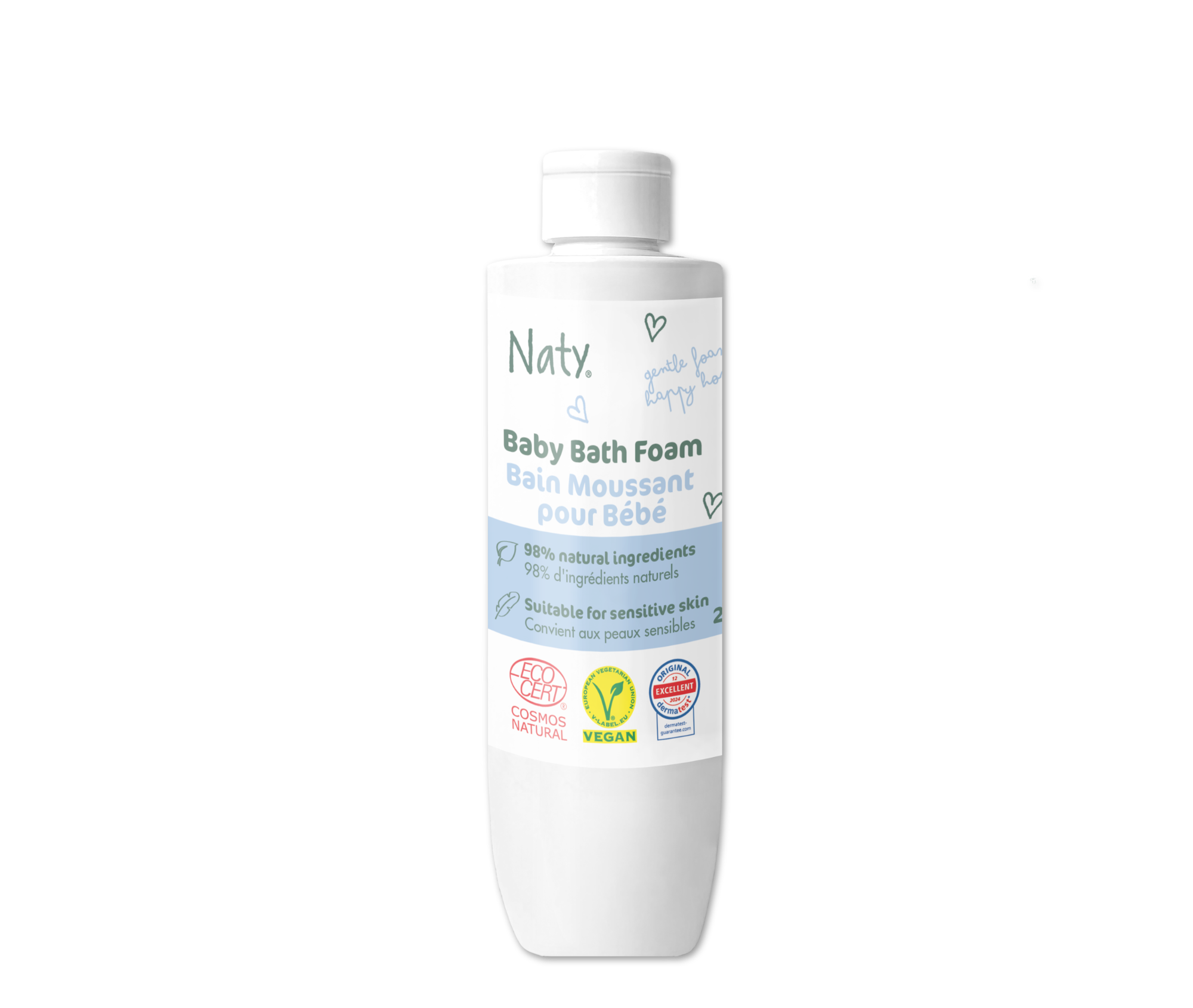 Spumă de baie pentru copii Eco by Naty – 240 ml