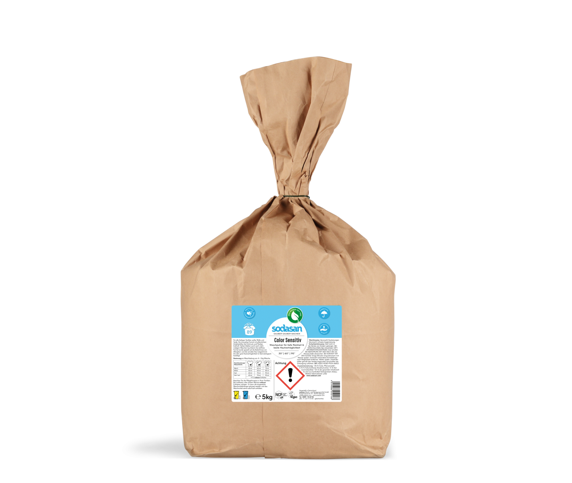 Detergent pudră SODASAN Comfort Sensitiv, 5 kg