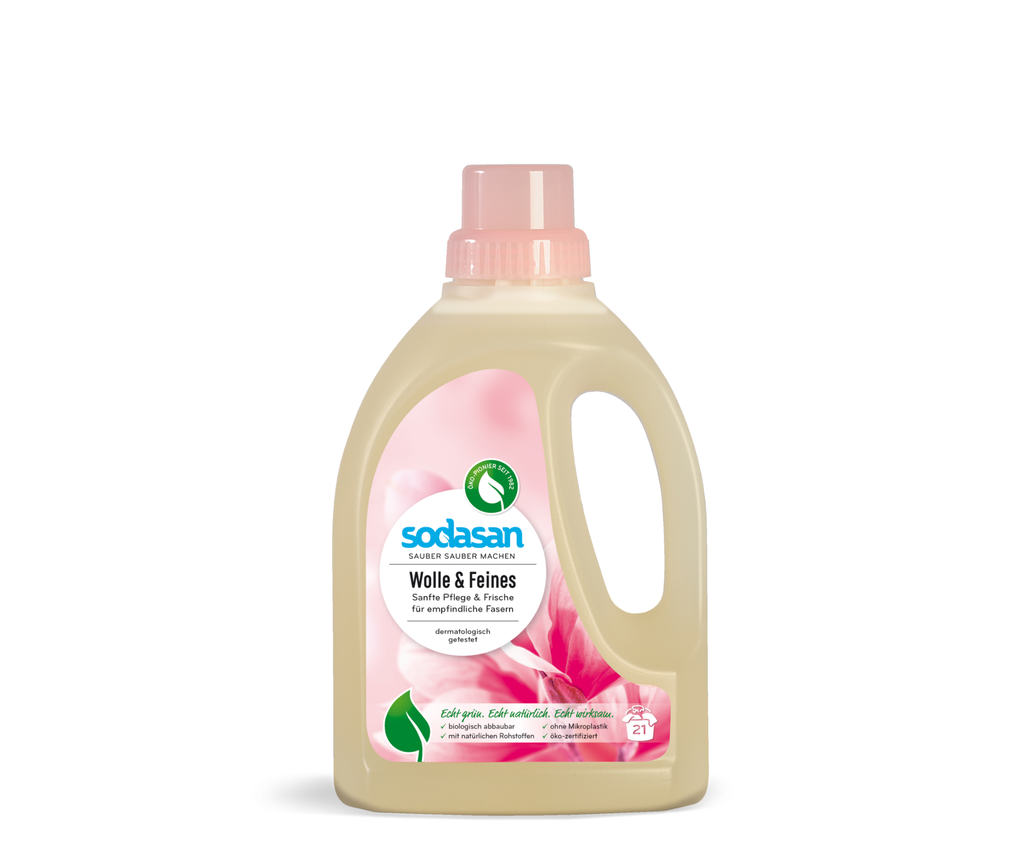 Detergent lichid SODASAN Wolle & Feines pentru țesături delicate și lână, 750 ml