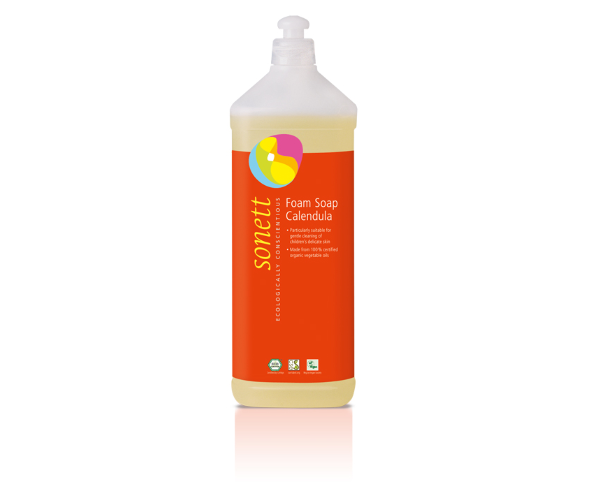 Săpun spumă organic pentru copii Sonett cu gălbenele, concentrat, 1 L