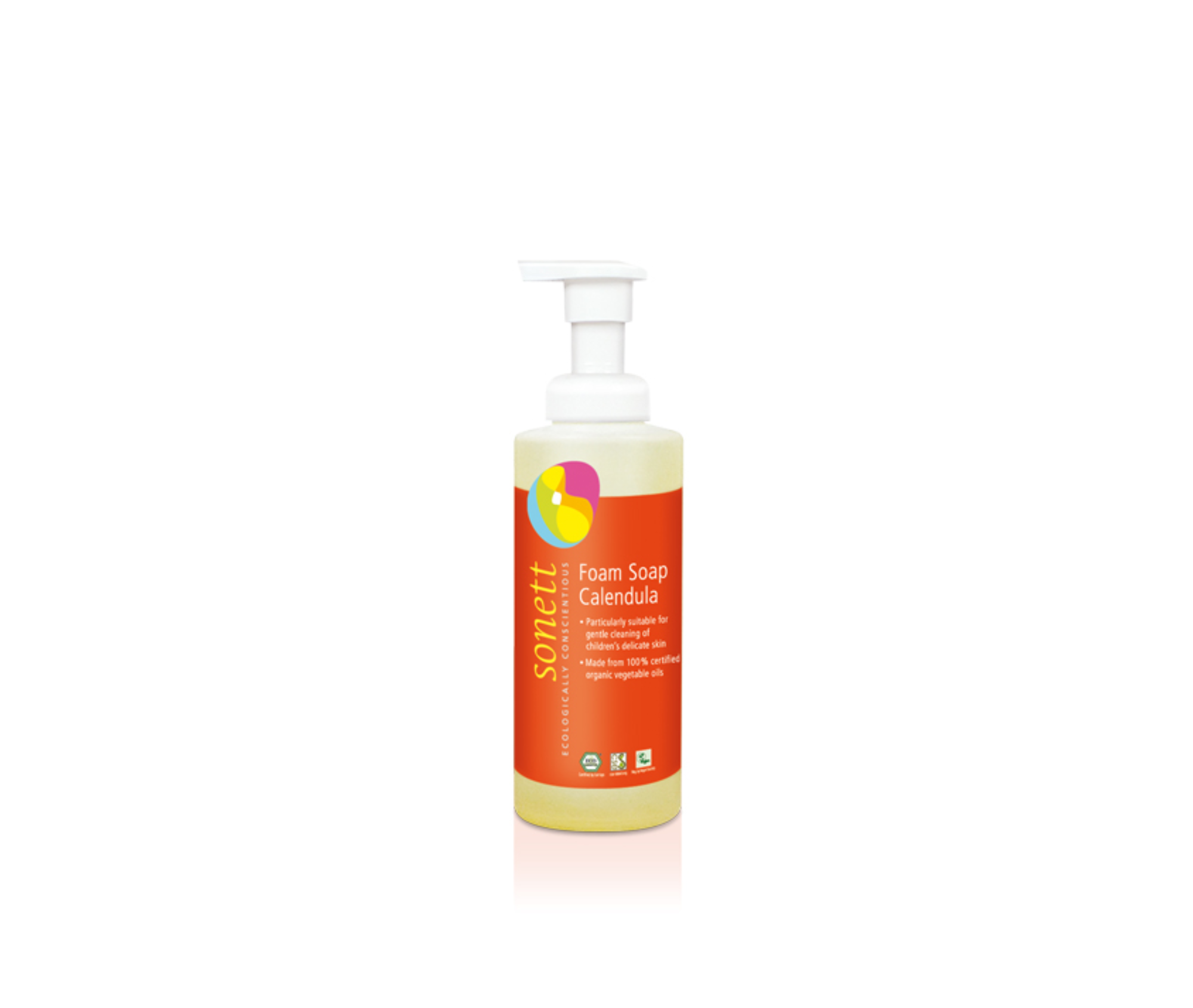 Săpun lichid ecologic spumant Sonett cu gălbenele pentru copii, 200 ml