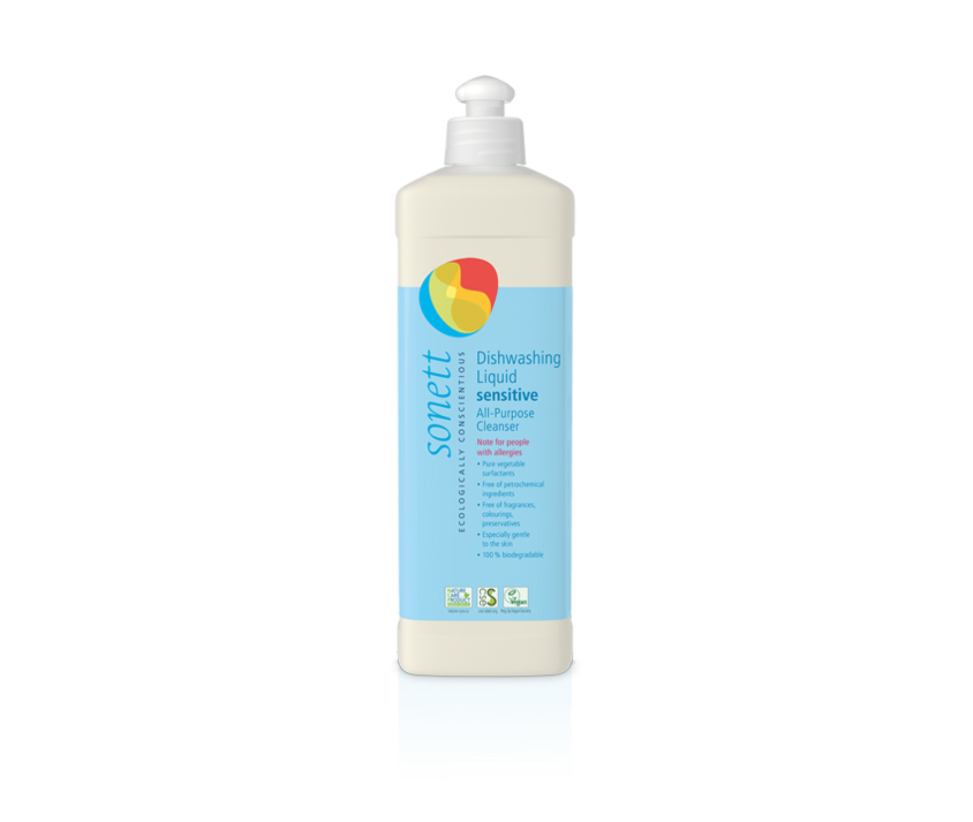 Soluție universală pentru spălarea vaselor Sonett Sensitive, 500 ml