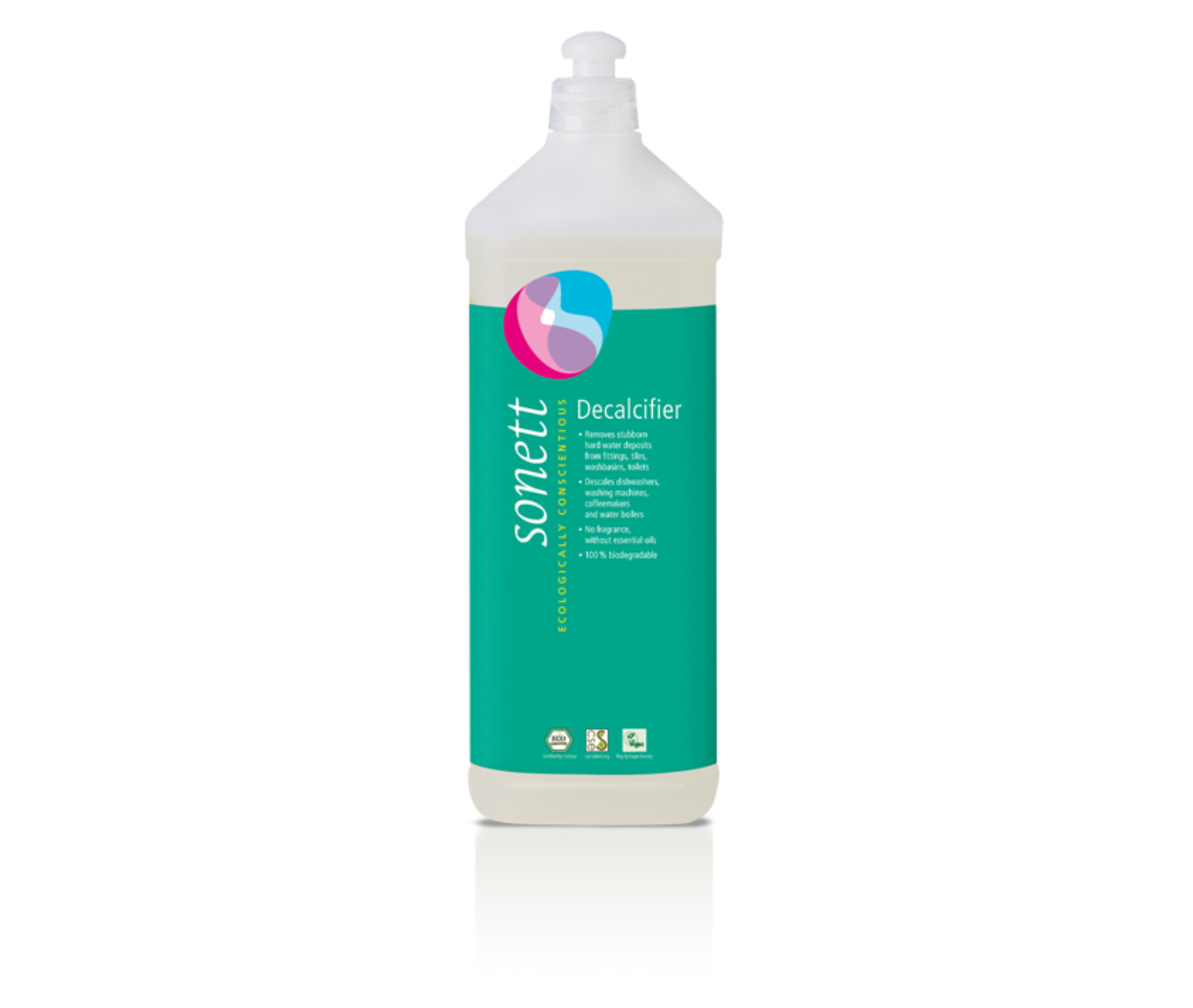 Produs organic pentru îndepărtarea calcarului și a depunerilor de calciu Sonett, 1 L