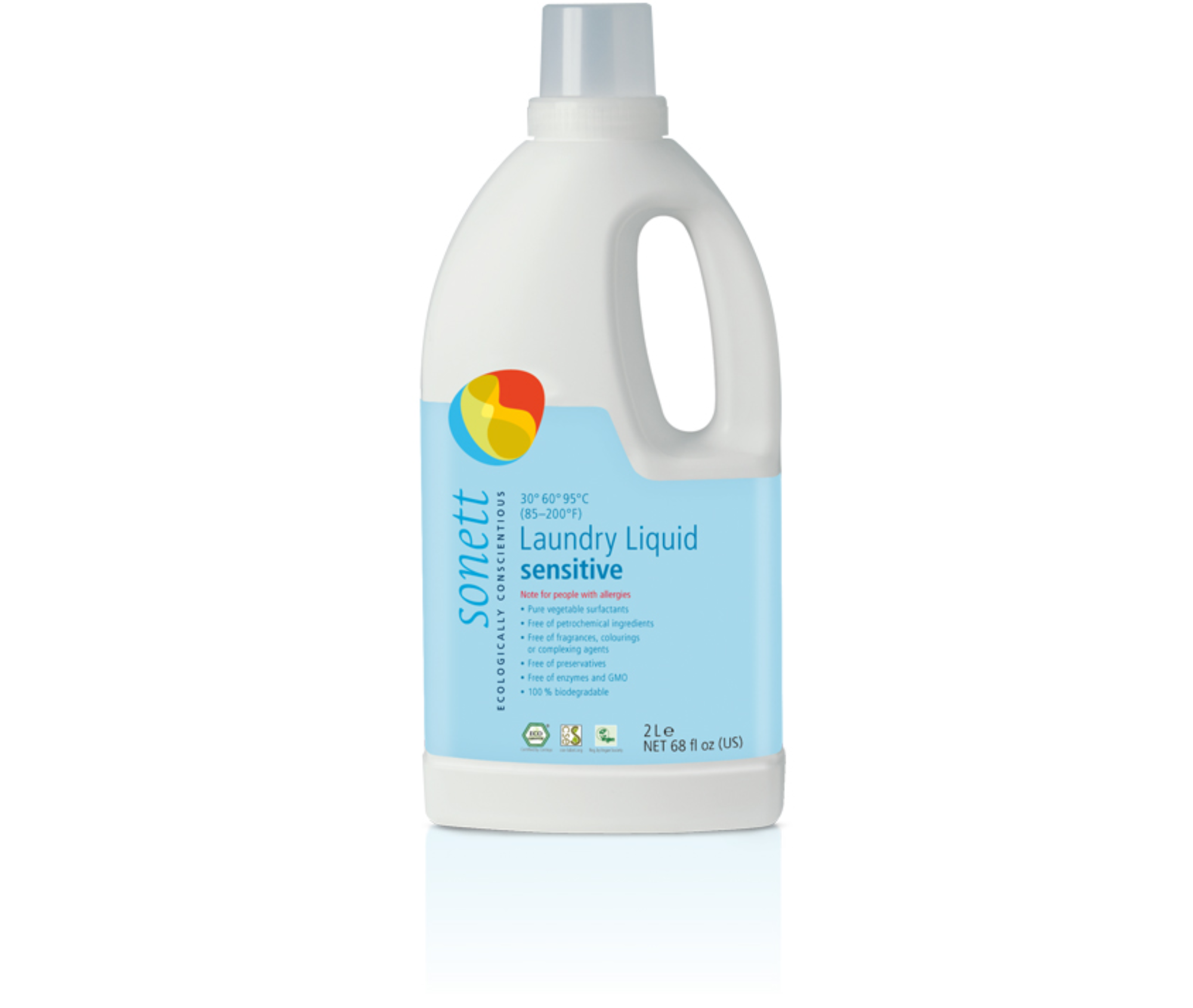 Detergent lichid pentru rufe Sonett Sensitive, 2000 ml