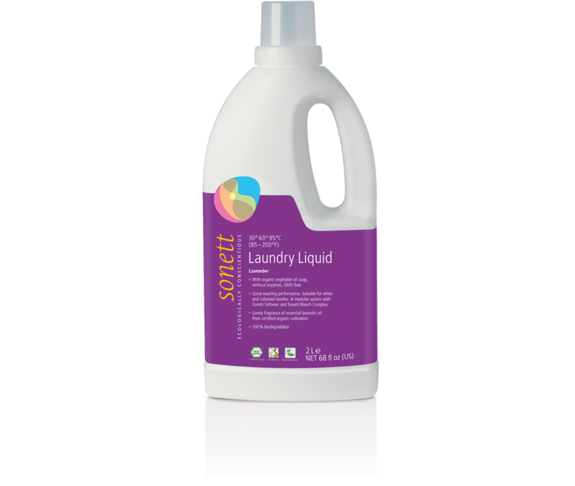 Detergent lichid pentru rufe Sonett Lavandă, 2000 ml