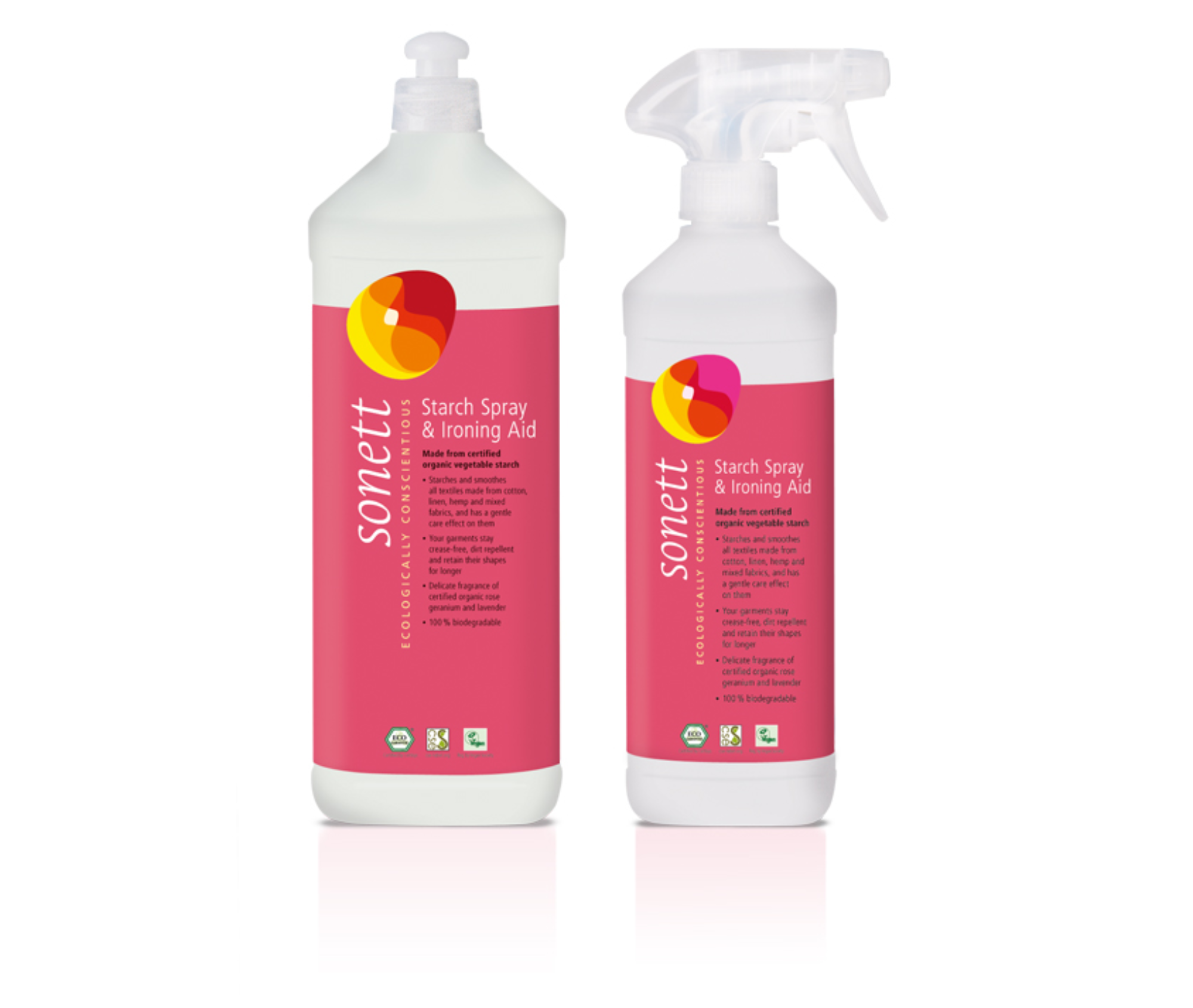 Spray organic pentru călcat Sonett, 500 ml
