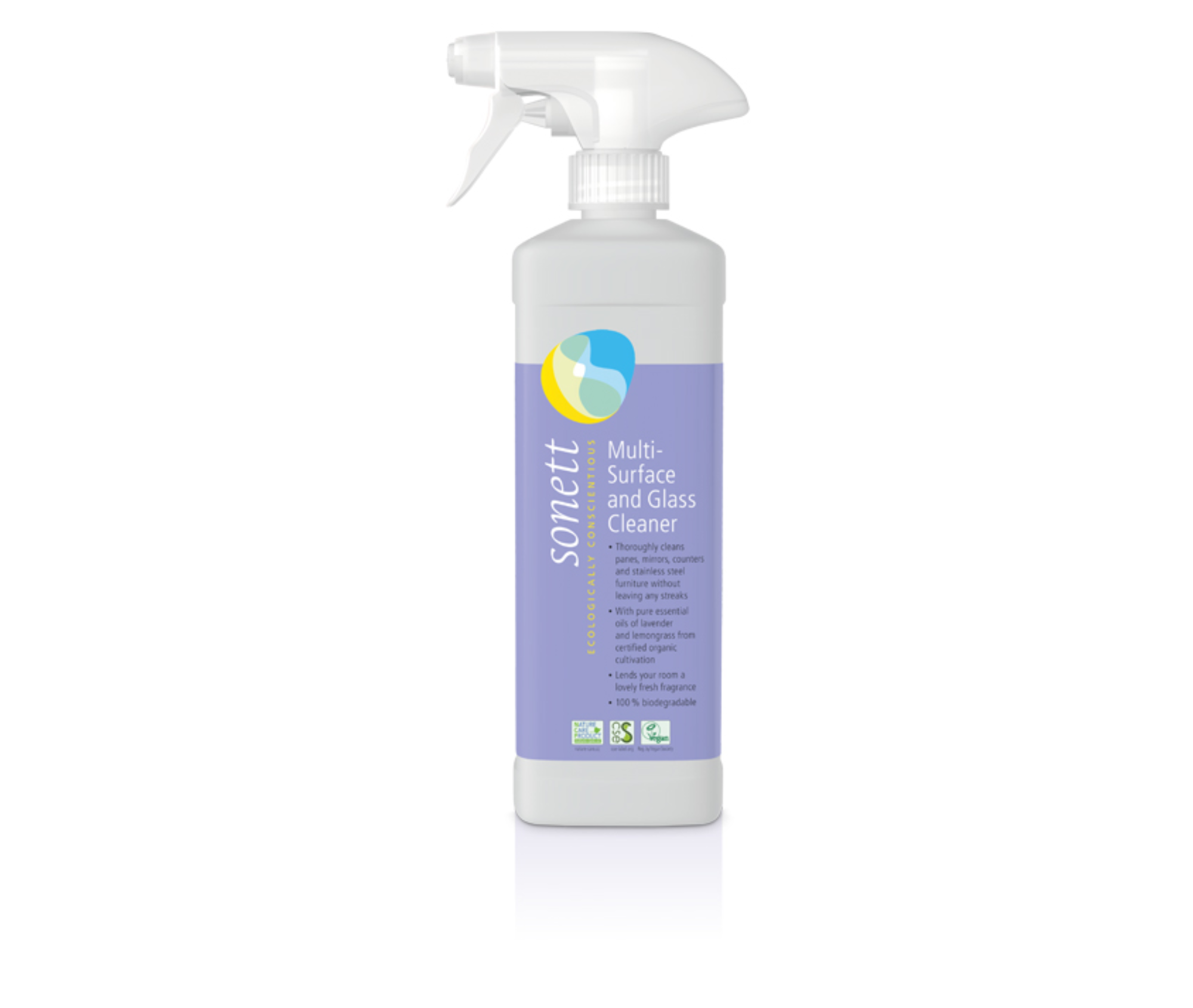 Soluție organică concentrată pentru curățarea geamurilor Sonett, 500 ml