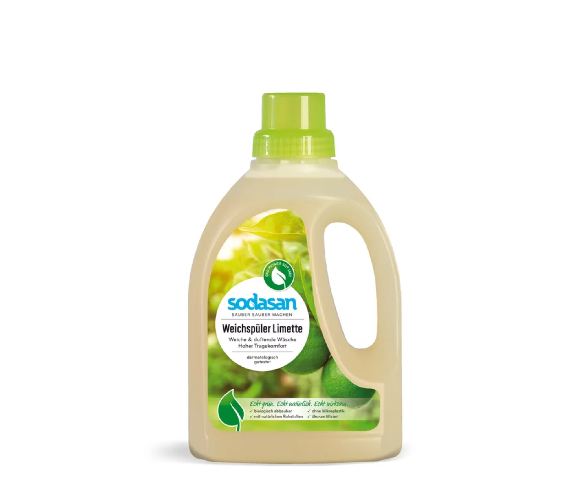 Balsam de rufe SODASAN Fabric Softener cu aromă de lime, 750 ml