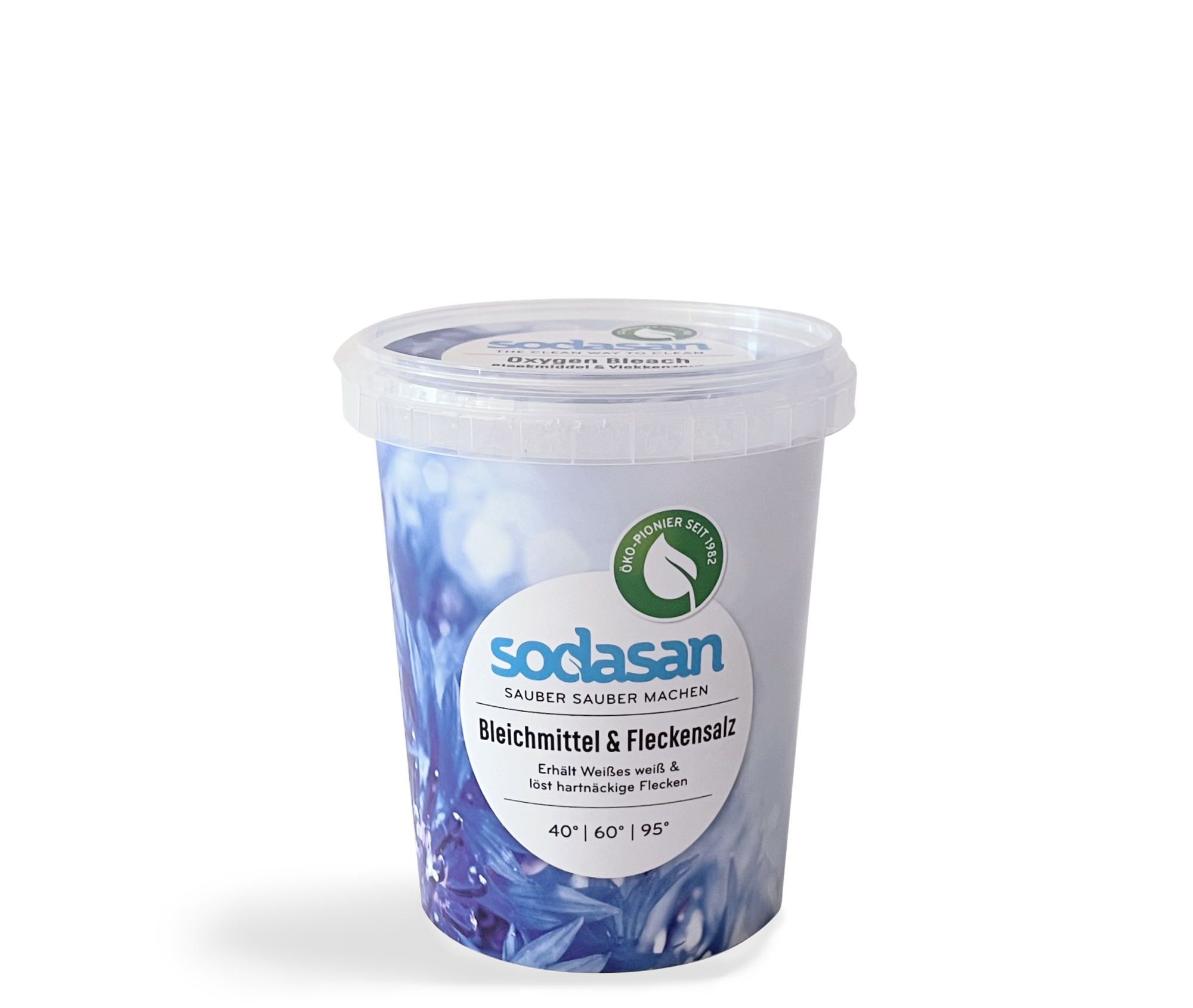 Agent organic cu oxigen pentru albire și îndepărtarea petelor persistente SODASAN, 450 g