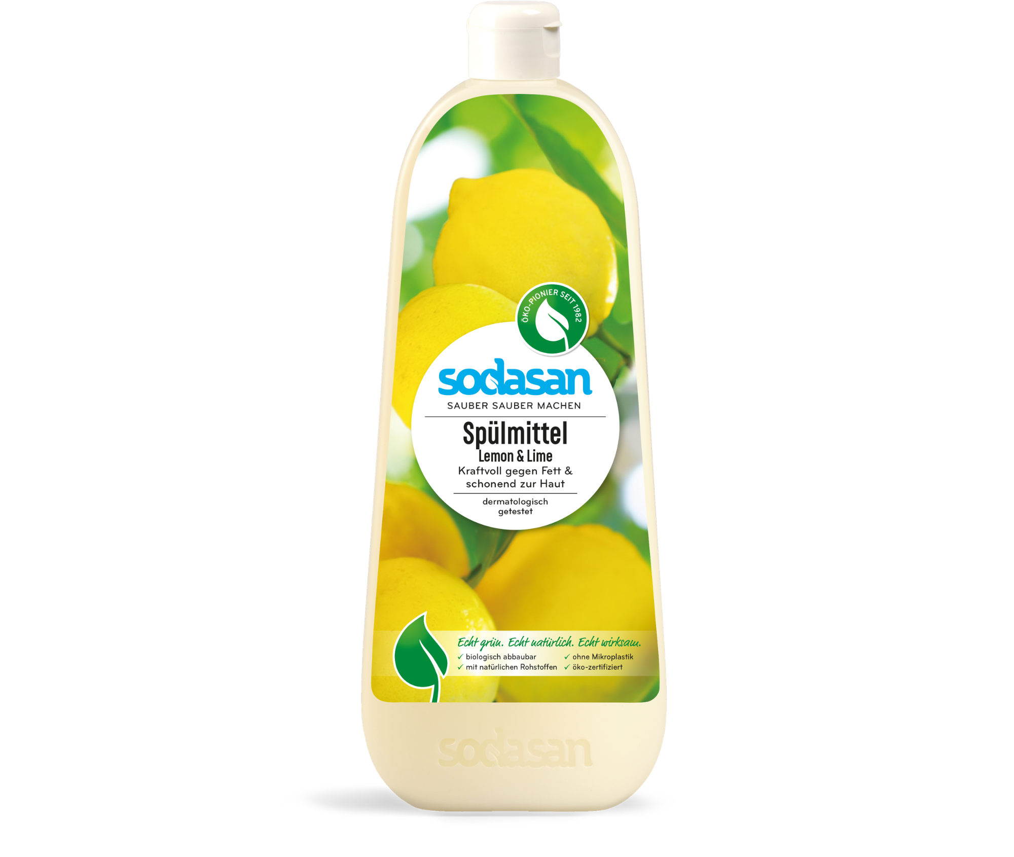 Detergent de vase SODASAN cu lămâie și lime, 1 l