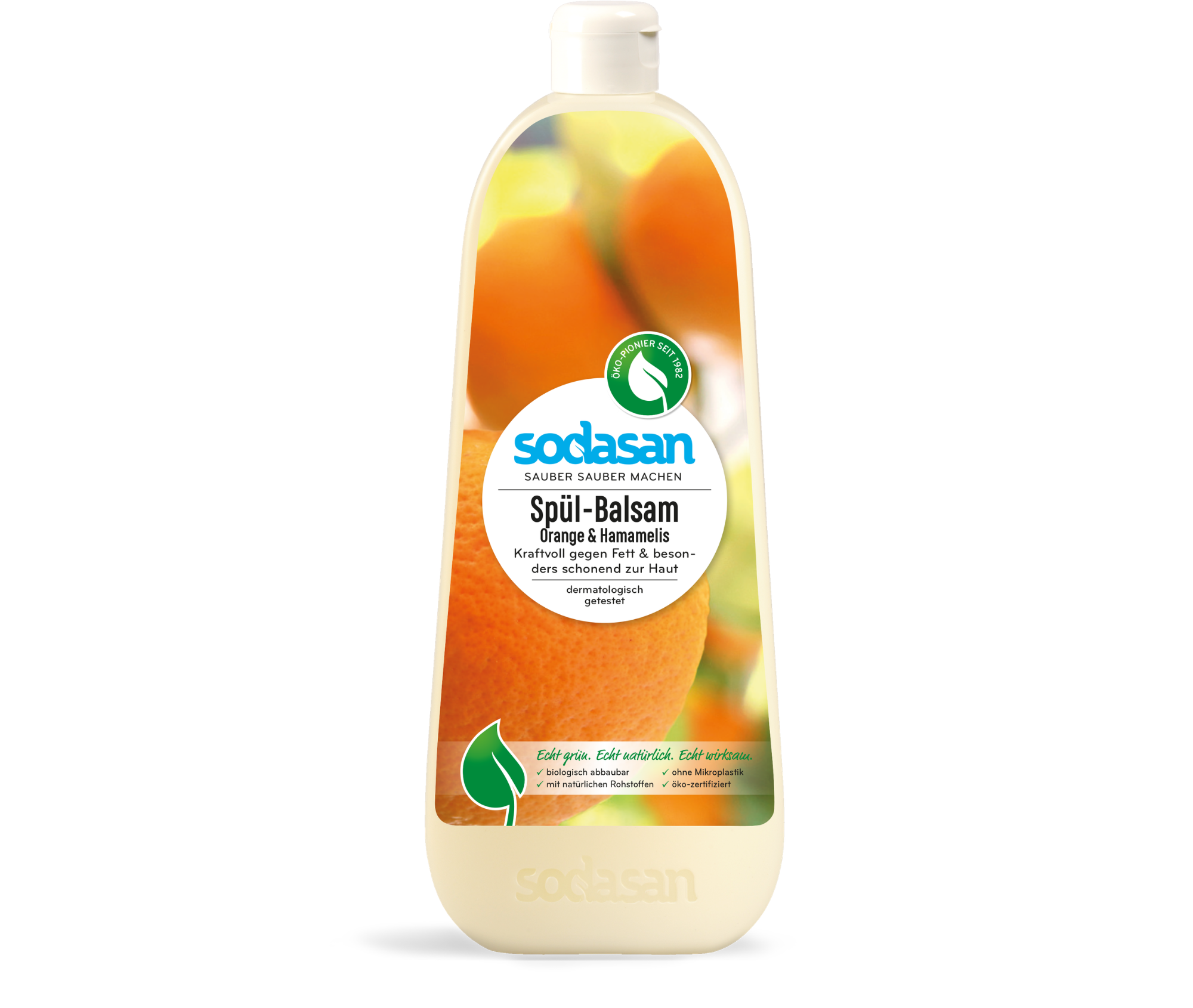 Detergent de vase cu portocală SODASAN, 1 l