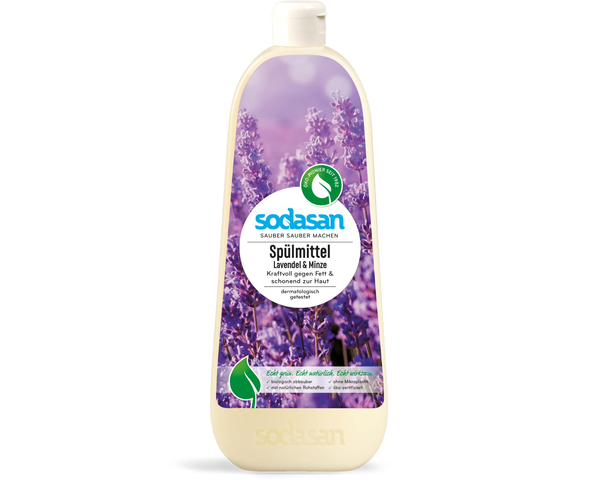 Detergent de vase SODASAN cu lavandă și mentă, 1 l