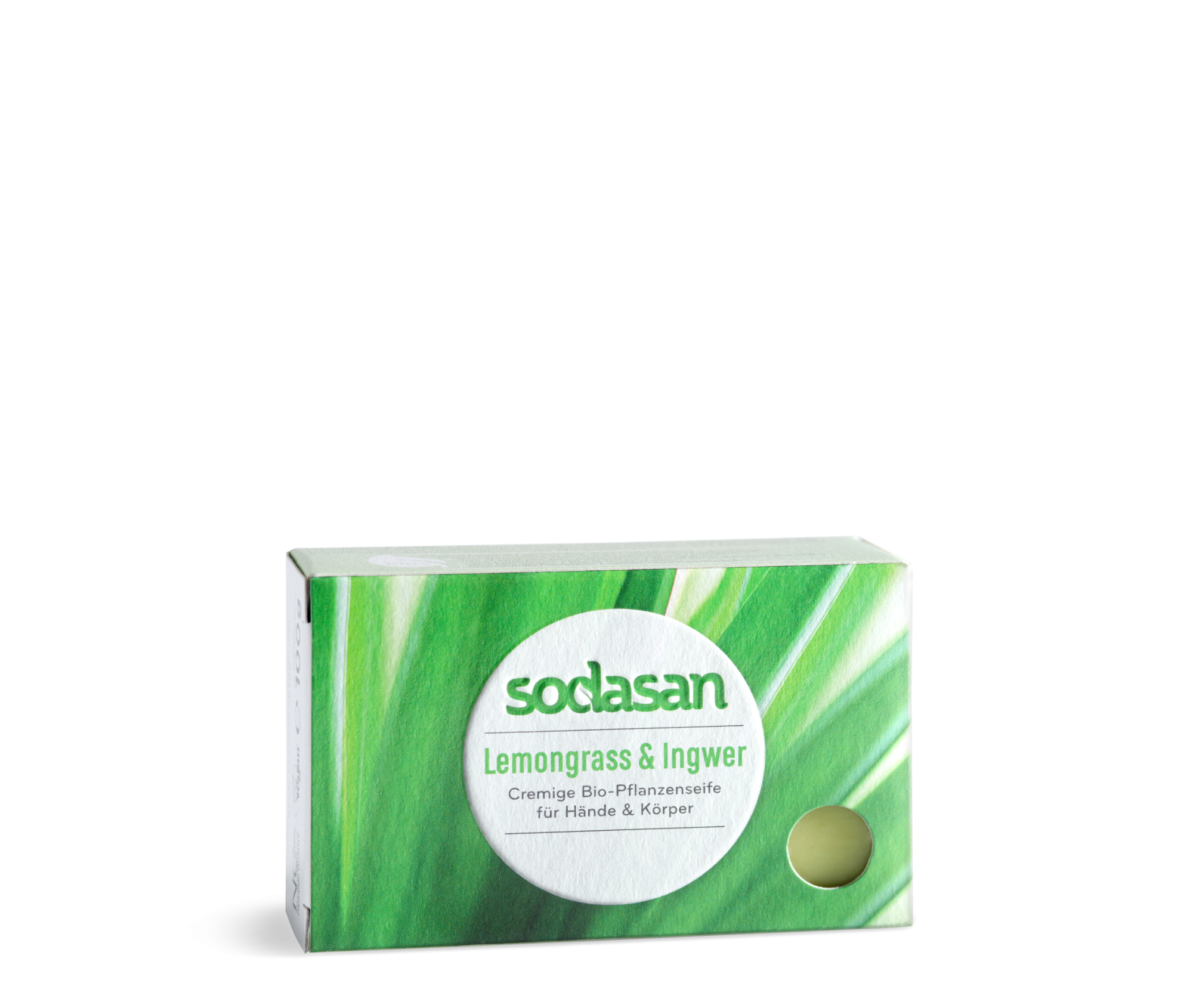 Săpun organic tonifiant SODASAN Lemongrass–Ghimbir, 100 g