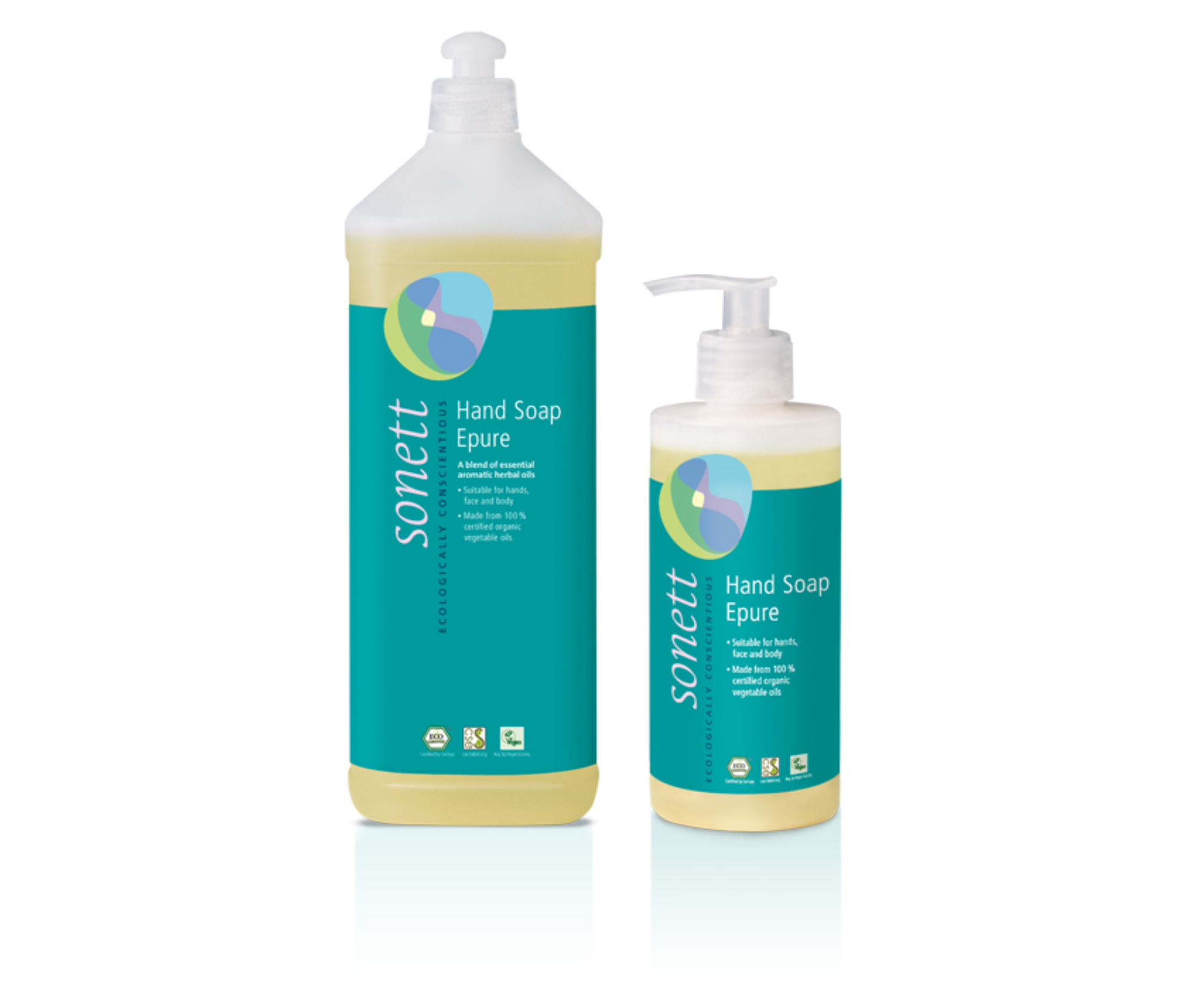 Săpun lichid ecologic pentru mâini Epure, Sonett, 1 L